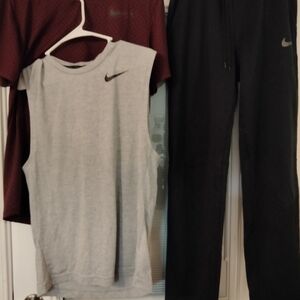 NikeTank Top, Pants, + Tee Set 3 For$30